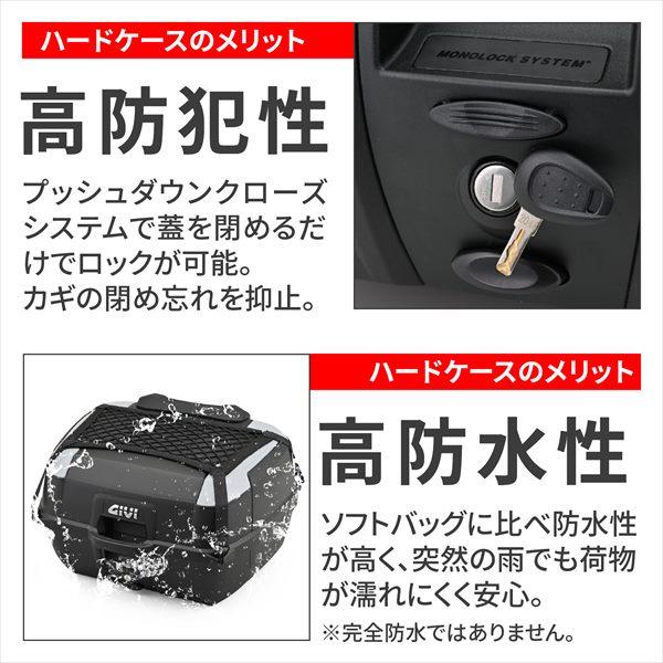 GIVI（ジビ） デイトナ リアボックス モノロック 45L オプション付き