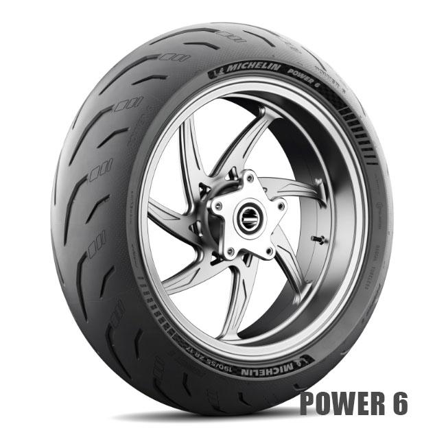 ミシュラン/MICHELIN POWER6 パワー6 120/70ZR17＆180/55ZR17 フロント