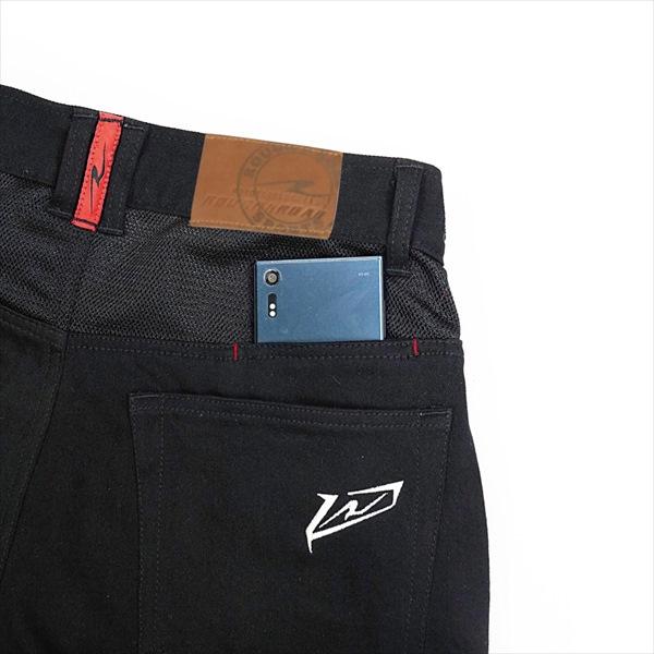 ラフ＆ロード ブラック/MW-short RR7509LF ハーフメッシュストレッチ