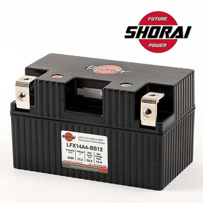 在庫有 SHORAI/ショーライ LFX14A4-BS12 ユアサ互換 YTZ10S YTX9-BS リン酸 超小型 超軽量 高耐久性 バイク用 3年保証 メンテナンスフリー リチウムバッテリーの画像