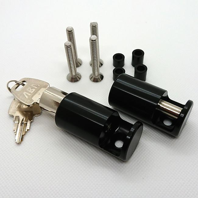 Fixe design ヘルメットロック M1 BLK 汎用 2個セット FDHL102B