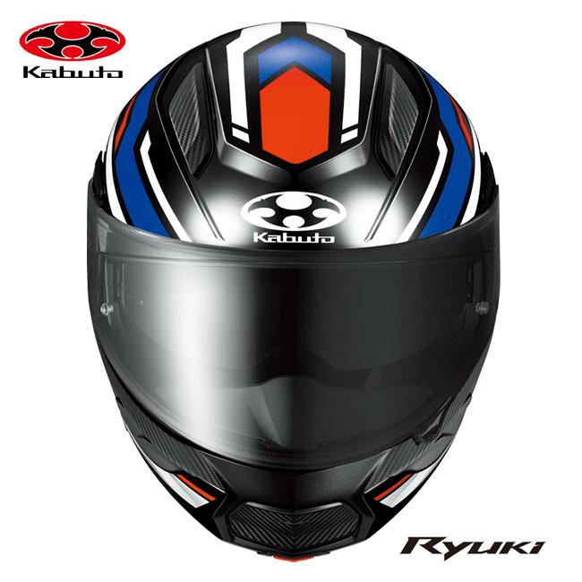 【美品】OGK　Ｌサイズ　インナーサンシェード付きシステムヘルメット　RYUKI 送料無料】程度上 OGK KABUTO カブト RYUKI リュウキ ホワイト L