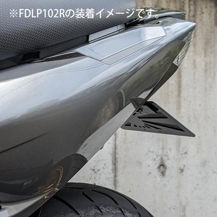Fixe design CFRP ライセンスプレートベース バックサイドポケット