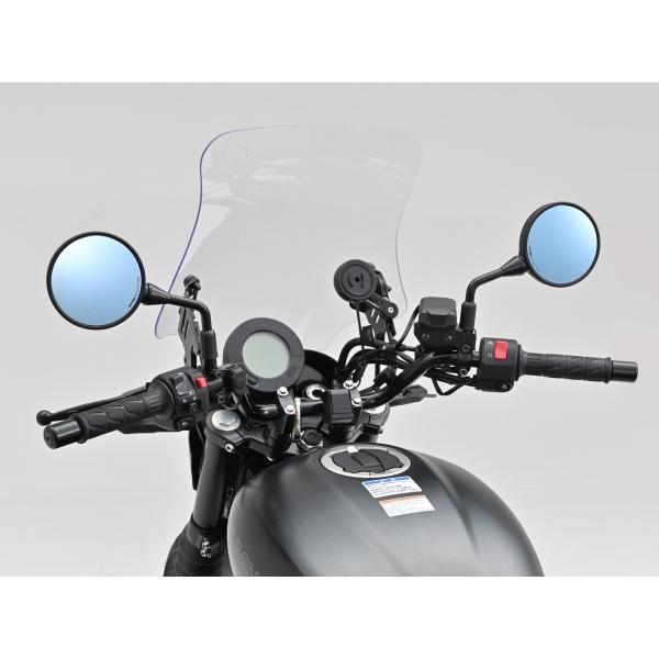 DAYTONA（デイトナ） ハイビジミラー 貼り付けタイプ KAWASAKI3 ブルー