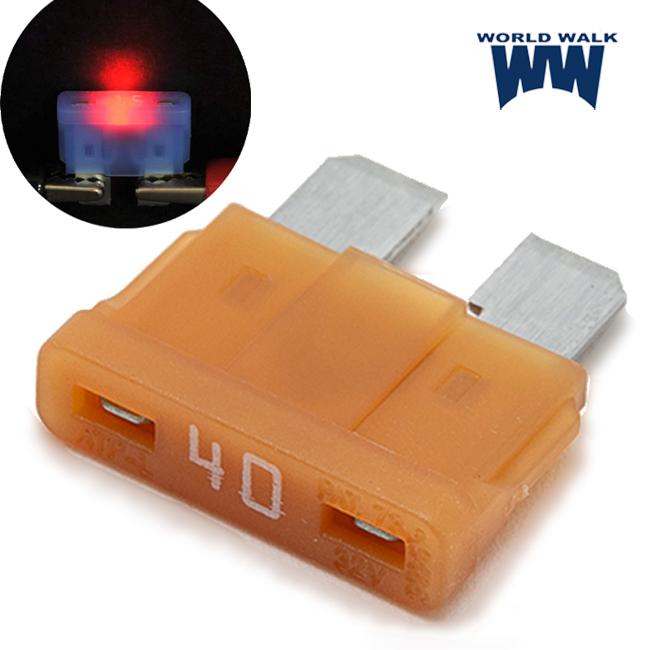 在庫有 グローヒューズ平型ヒューズ LED ATP-L40 40アンペア ベージュ