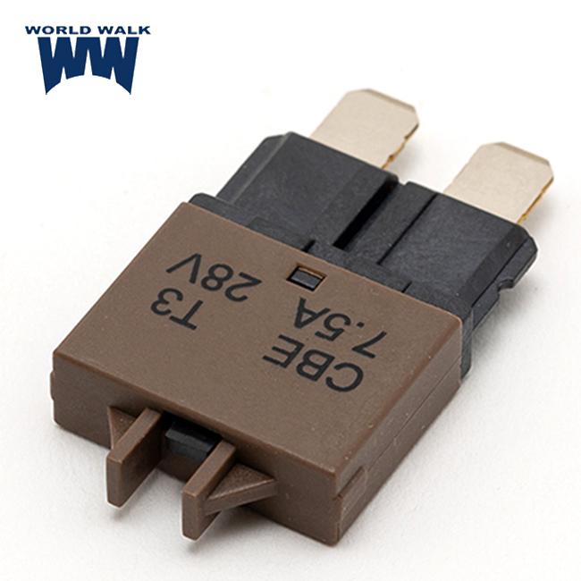 在庫有 インスペクタヒューズ ブレーカー平型ヒューズ CBE3-0528 7.5