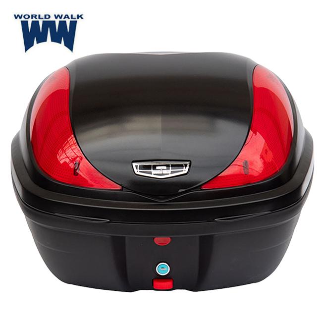 ワールドウォーク PCX純正色塗装リアボックス キャリアセット マットギャラクシーブラックメタリック wca-32-hwb32-10_mgbmの画像