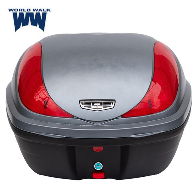 ワールドウォーク PCX純正色塗装リアボックス キャリアセット マットコスモシルバーメタリック wca-32-hwb32-10_mcsmの画像