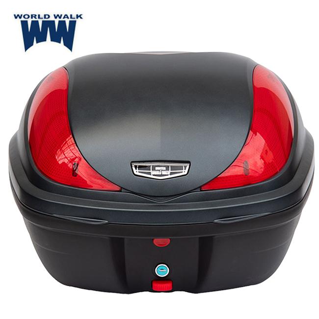 ワールドウォーク PCX純正色塗装リアボックス キャリアセット マットディムグレーメタリック wca-32-hwb32-10 キャリアボックス 32Lの画像