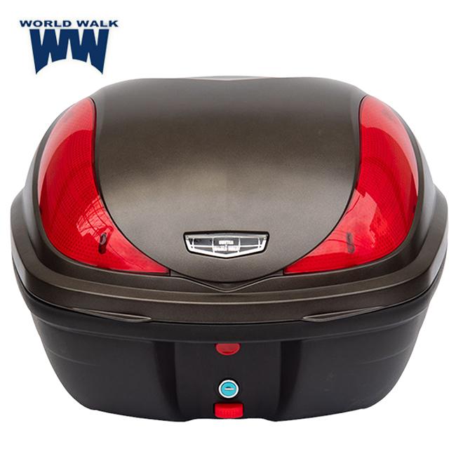 ワールドウォーク PCX純正色塗装リアボックス キャリアセット マットマインブラウンメタリック wca-32-hwb32-10_mmbm 32Lの画像