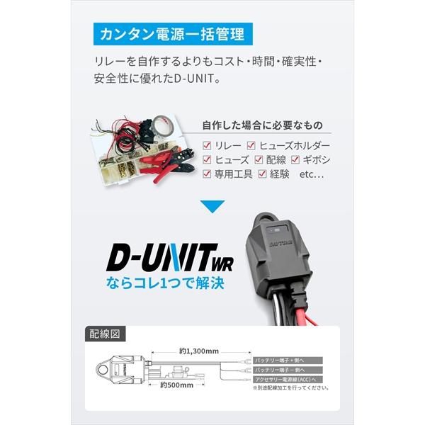 DAYTONA（デイトナ） アクセサリー電源ユニット D-UNIT ウォーター
