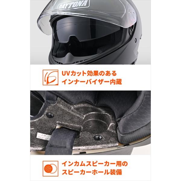DAYTONA（デイトナ） 在庫有 マットブラック M(57-58cm) 46436 送料
