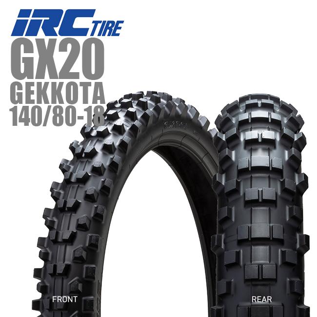 IRC GX20 GEKKOTA 140/80-18 リア用タイヤ 113344 M/C 70M WT IRC GX20 GEKKOTA 140/80-18 リア用タイヤ 113344 M/C 70M WT