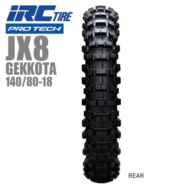 IRC 納期未定 JX8 GEKKOTA 140/80-18 リア用タイヤ 113345 M/C IRC 納期未定 JX8 GEKKOTA 140/80-18 リア用タイヤ 113345 M/C