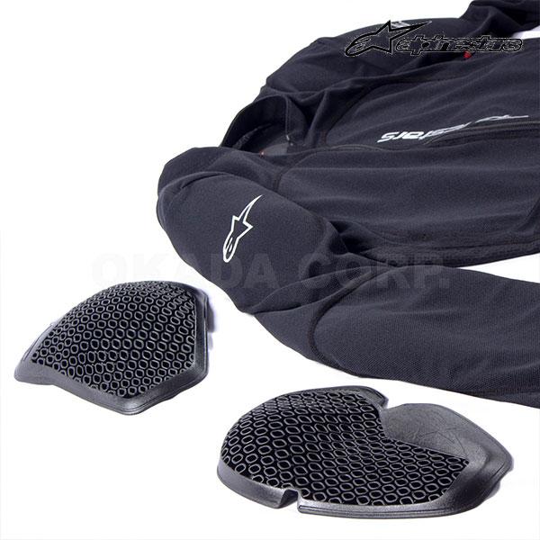 alpinestars/アルパインスターズ 1696390102 BASE MESH JACKET ASIA size インナープロテクタージャケット 上半身 安全性 CE規格 Mサイズの画像