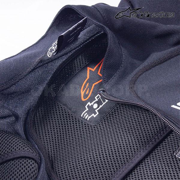 alpinestars/アルパインスターズ 1696390102 BASE MESH JACKET ASIA size インナープロテクタージャケット 上半身 安全性 CE規格 Mサイズの画像