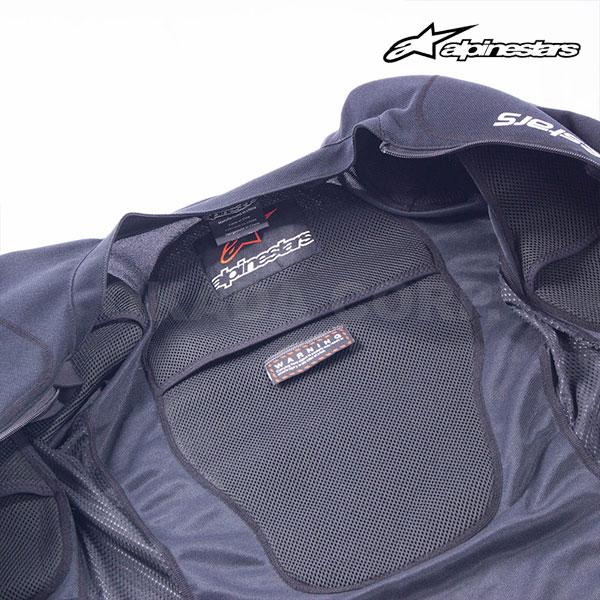 alpinestars/アルパインスターズ 1696390104 BASE MESH JACKET ASIA size インナープロテクタージャケット 上半身 安全性 CE規格 XLサイズの画像