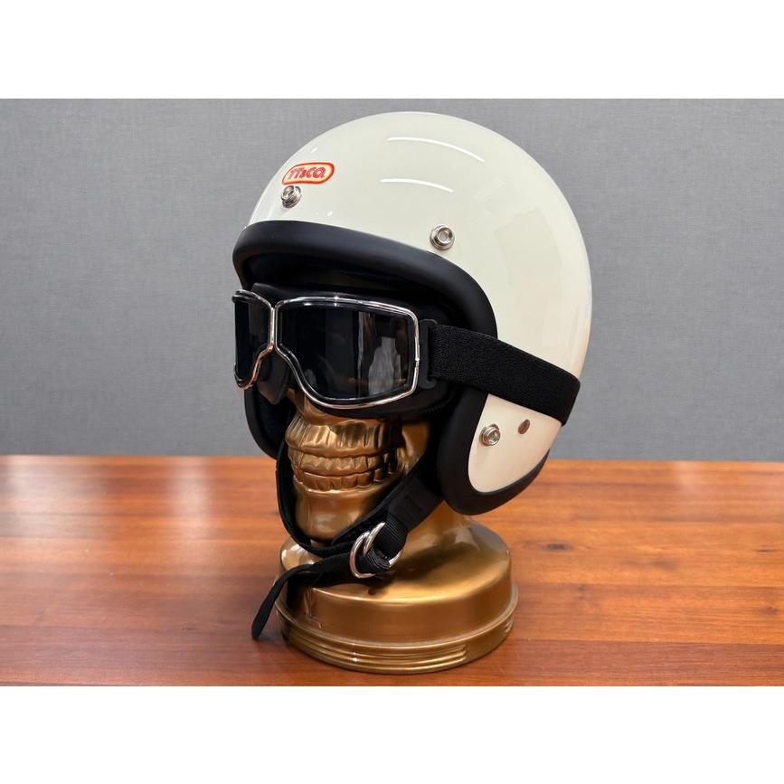 ヘルメットゴーグル ブラックライトスモーク 紫外線カット 飛散防護
