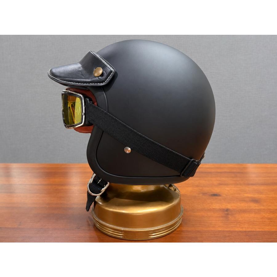 在庫有 ヘルメットゴーグル ブラウンイエロー 紫外線カット 飛散防護