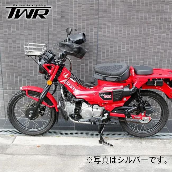 TWR製 HONDA ハンターカブCT125用 専用バスケット（全2色） ブラック