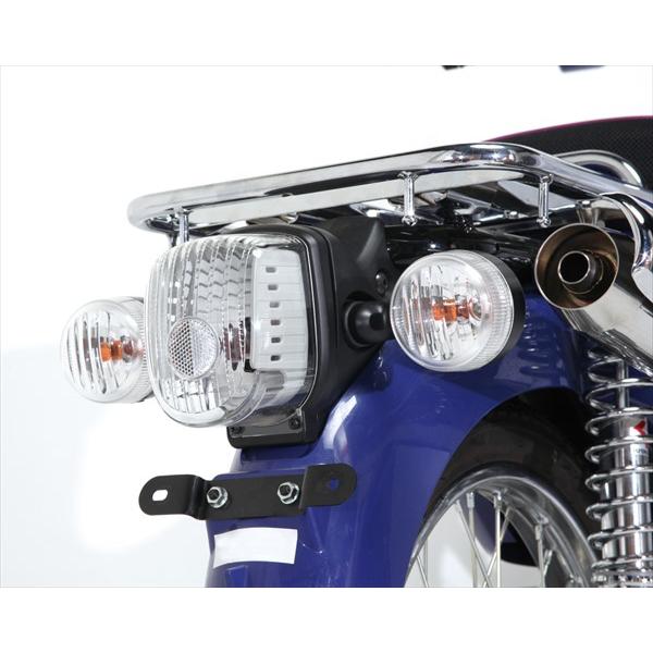 カブC5050 6V車 ハンドル周りとテールレンズ等 KITACO（キタコ） テールレンズSET クリア スーパーカブ50/110 AA09