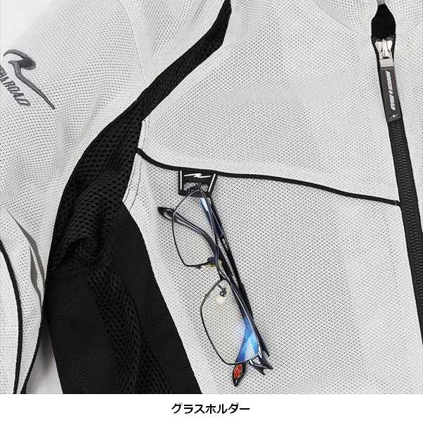 シルバー/BLサイズ ラフ\u0026ロード RR7350 ジェットエアメッシュジャケットFP_7