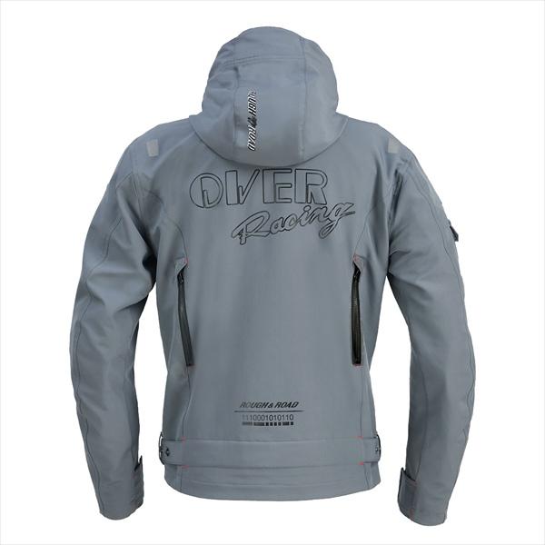ラフ＆ロード OVER GRAY/M RR7254 エアスルーソフトシェルSTパーカーFP