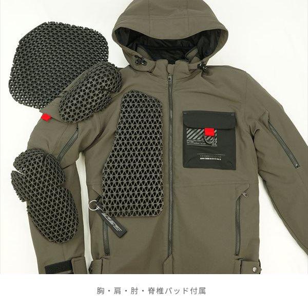 ラフ＆ロード OVER GRAY/M RR7254 エアスルーソフトシェルSTパーカーFP