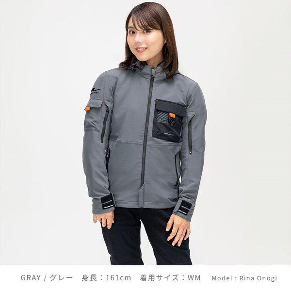ラフ＆ロード OVER GRAY/LL RR7254 エアスルーソフトシェルSTパーカー