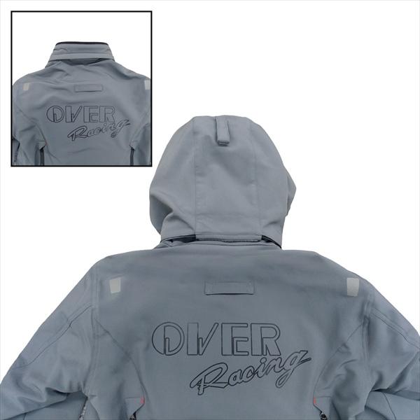 OVER GRAY/WL ラフ\u0026ロード RR7254 エアスルーソフトシェルSTパーカーFP_3