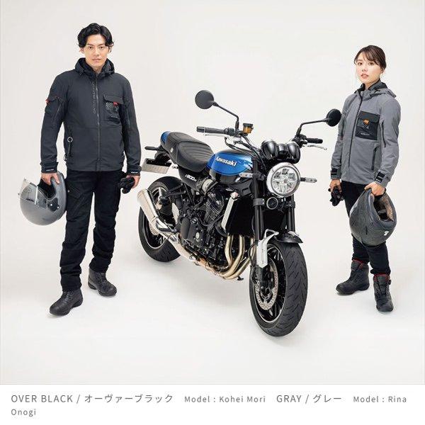 OVER GRAY/WL ラフ\u0026ロード RR7254 エアスルーソフトシェルSTパーカーFP_5