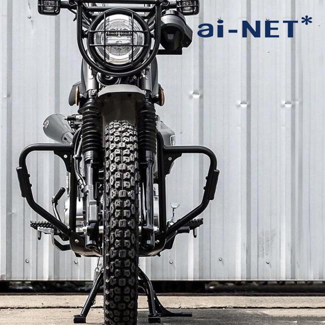 在庫有 CT125 ハンターカブ エンジンガード ブラック スチール 左右
