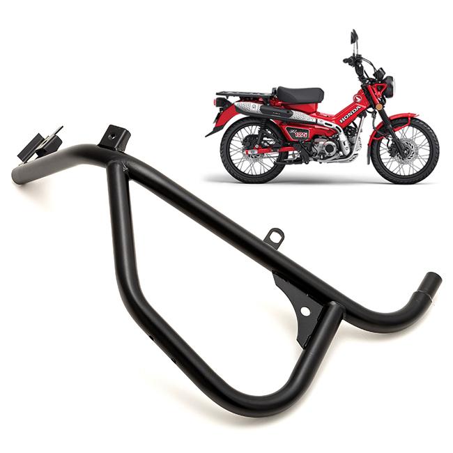 在庫有 CT125 ハンターカブ エンジンガード ブラック スチール 左右