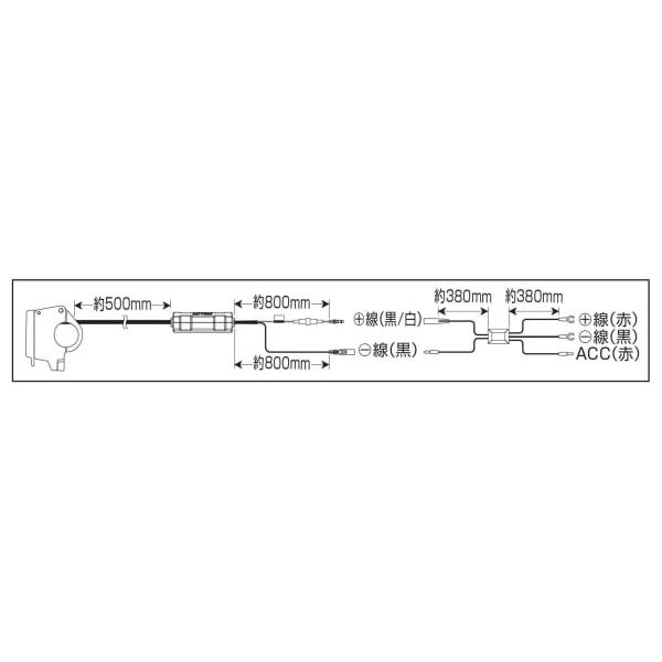 DAYTONA（デイトナ） バイク専用電源 スレンダーUSB Type-A+Type-C