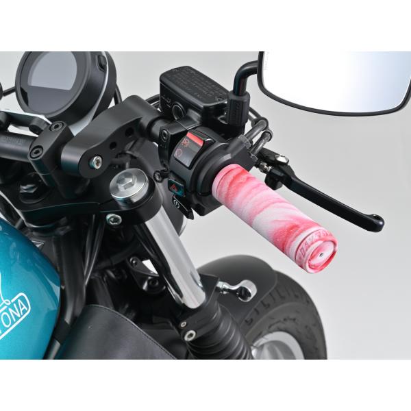 Denti ロードバイク完成車 DAYTONA（デイトナ） GRIPPY GRIP GG-D-MARBLE Φ25.4 ホワイト/レッド