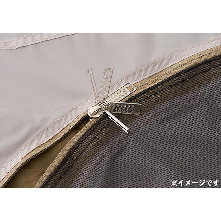 送料無料 特価品 LOGOS/ロゴス テント LOGOS/ロゴス Tradcanvas PANEL オーニングドゥーブル L-BF 2ルームテント 簡単設置 車体連結可 キャンプ アウトドア_16