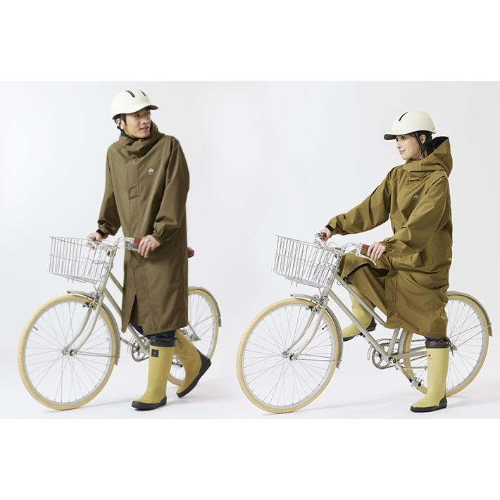 ロゴス No.35102384 LOGOS by LIPNER サイクルレインコート(オリーブ ・サイズ：S）[LGS35102384] 返品種別A LOGOS（ロゴス） 12月上旬入荷 35102384 LIPNER サイクルレインコート