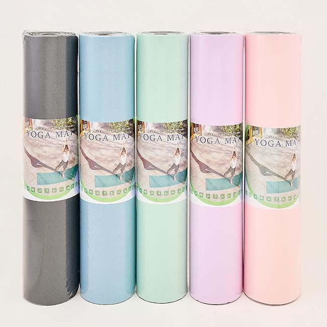 送料無料 ヨガマット 8mm 厚手 高品質TPE ミント 183cm×80cm ainet