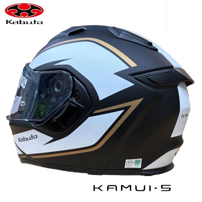 OGKカブト KAMUI-5 フラットブラックゴールド M OGK Kabuto（オージーケーカブト） KAMUI5 TORZA カムイ5 トルザ