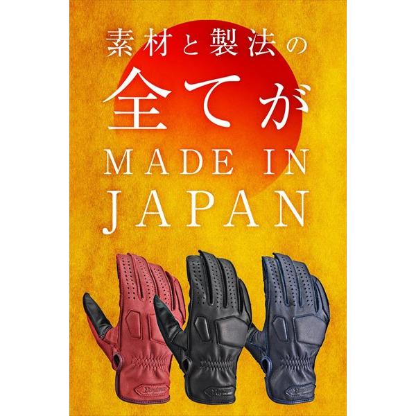 送料無料 デイトナ(Daytona) 外縫いパッディンググローブ DG-037 RD/M 65785の画像