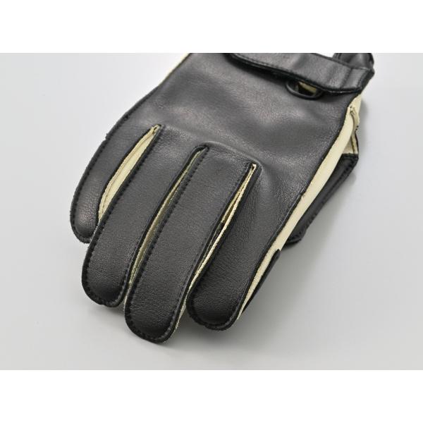 送料無料 デイトナ(Daytona) 外縫いスタンダードグローブ DG-039 BKxIV/M 65802_4