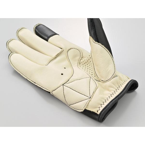 送料無料 デイトナ(Daytona) 外縫いスタンダードグローブ DG-039 BKxIV/XL 65804_6