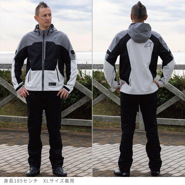 送料無料 ラフ&ロード R3302626 alpinestars クルーパーカ エア Asia GRAY/BLACK-XL_16