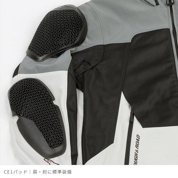 送料無料 ラフ&ロード R3302626 alpinestars クルーパーカ エア Asia GRAY/BLACK-XL_3