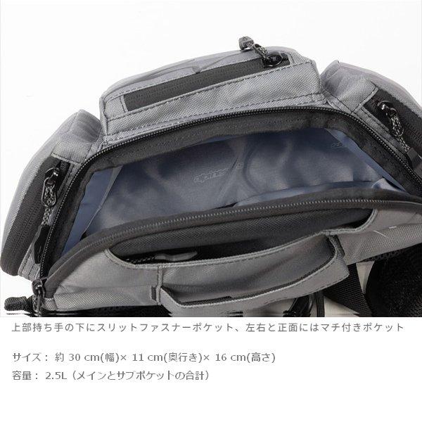ラフ&ロード R6100526 カンガ2 ウエストバッグ BLACK/RED バイク ライディング_2
