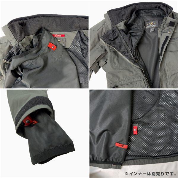 ラフ＆ロード 送料無料 RR7256 デュアルテックストレックジャケット BK