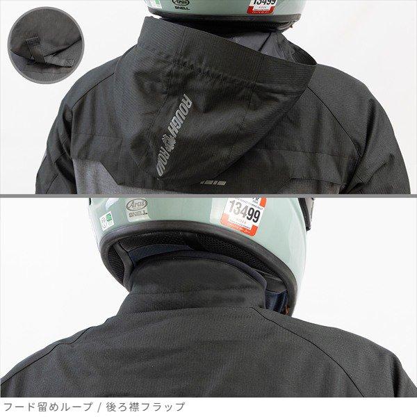 送料無料 ラフ&ロード RR7259 エアベントラフパーカー ブラックxガンメタ XLサイズ_12