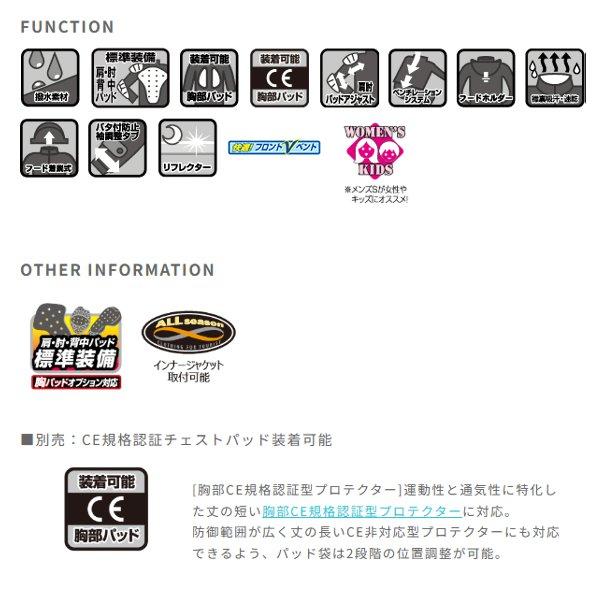 送料無料 ラフ&ロード RR7259 エアベントラフパーカー ブラックxカーキ Sサイズ_9