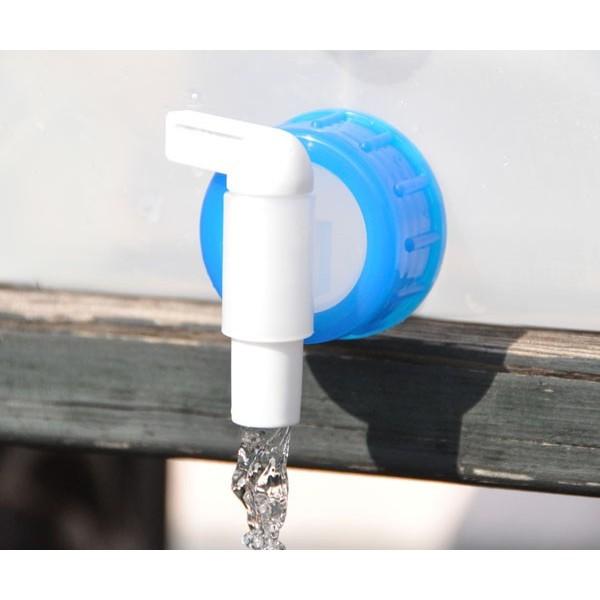 5L 給水タンク 折りたたみ 給水袋 蛇口 ノズル 付き 持ち運び コンパクト〓 折りたたみウォータータンク 5L 青 |  | 04