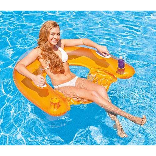 大好き Raft Inflatable Classic Float 'n Sit 限定価格INTEX Swimming Vary)送料無料 May 2)(Colors of (Set - Lounge Pool その他水泳用品